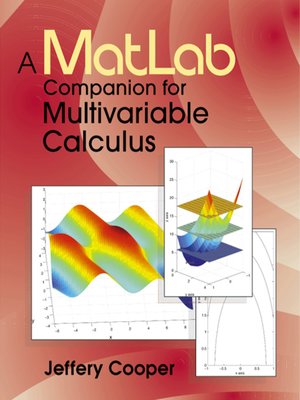 cover image of A Matlab Companion for Multivariable Calculus